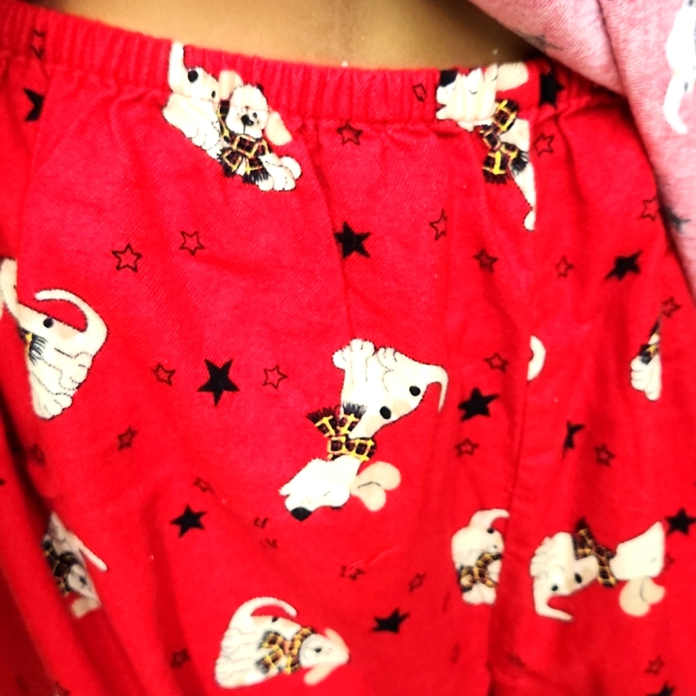 NWOT Covington Flannel Puppy Pajamas - Picture 4 of 6